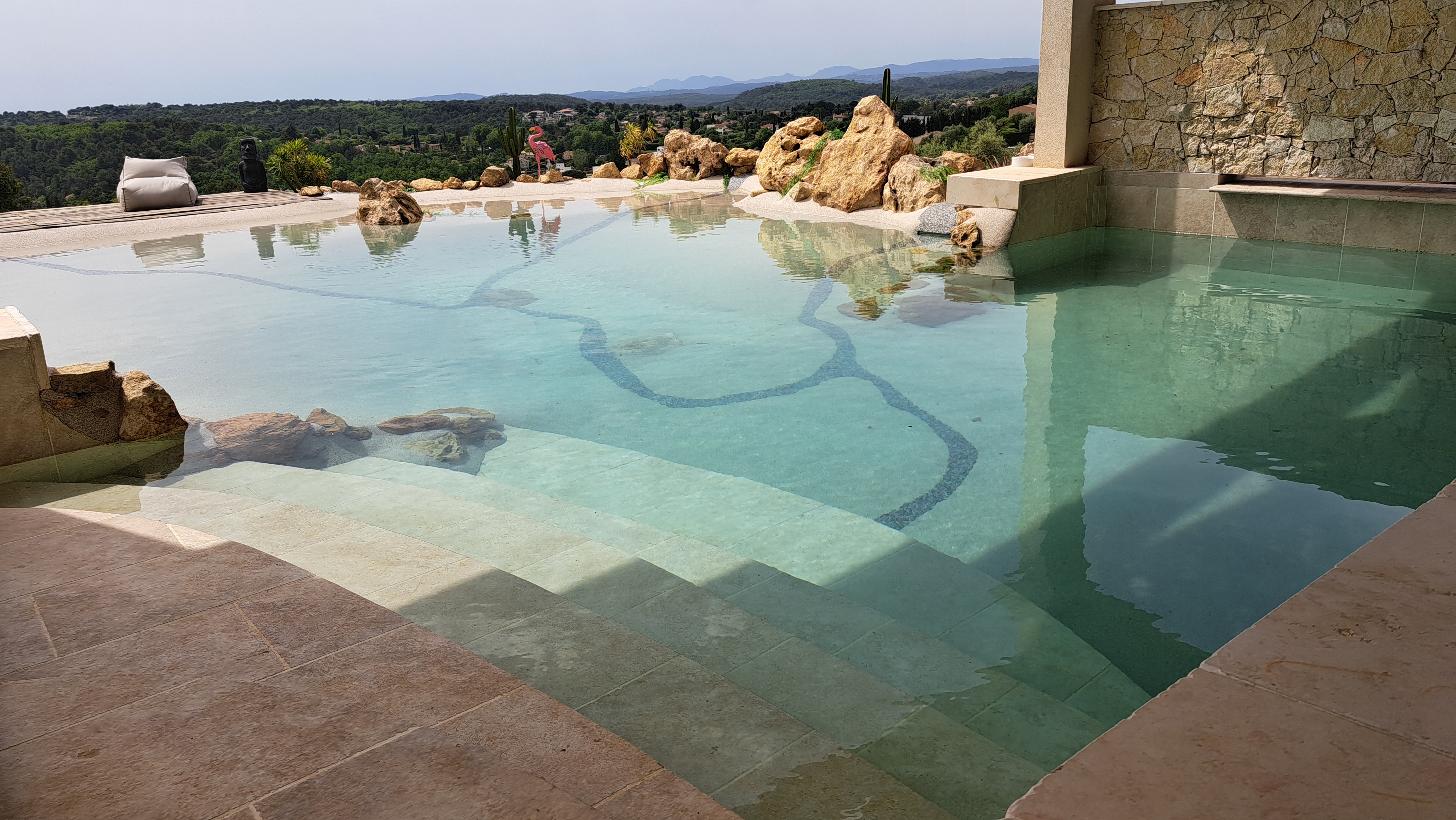 Transformation piscine en piscine lagon - Lagoon Piscines