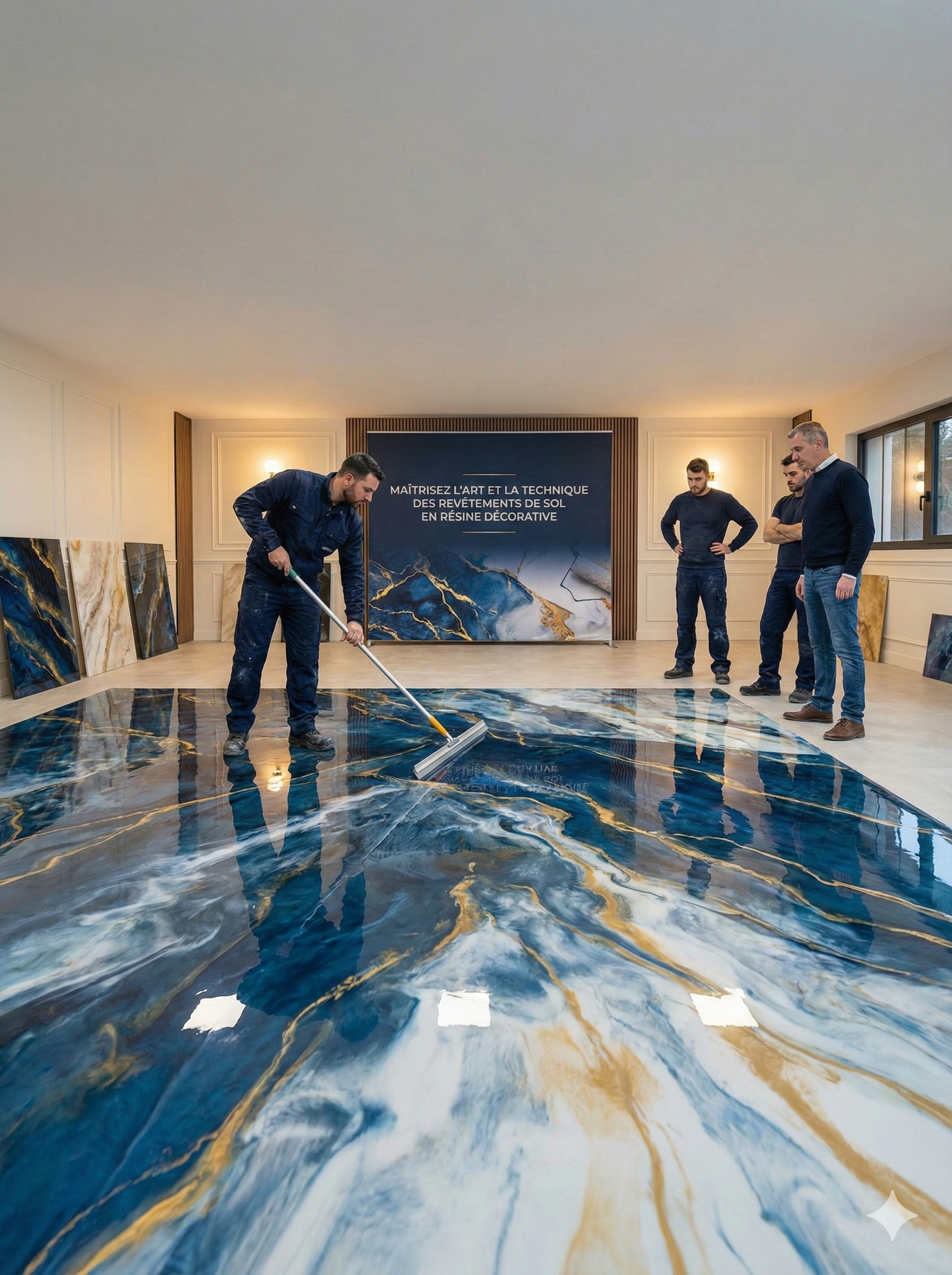 Formation : Appliquer les revêtements de sol en résine décorative 2